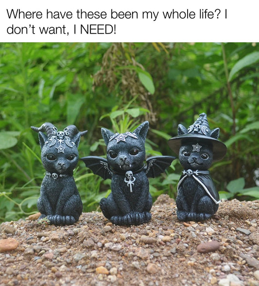5 Places To Decorate Your Home With Witchy Cats: a blog that walks you through the process of finding the right witchy cats for your home. - Sunlitsage