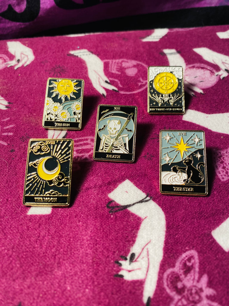 Tarot Pins - Sunlitsage
