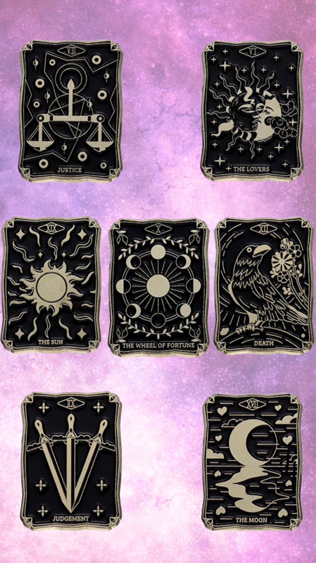 Tarot Pins - Sunlitsage