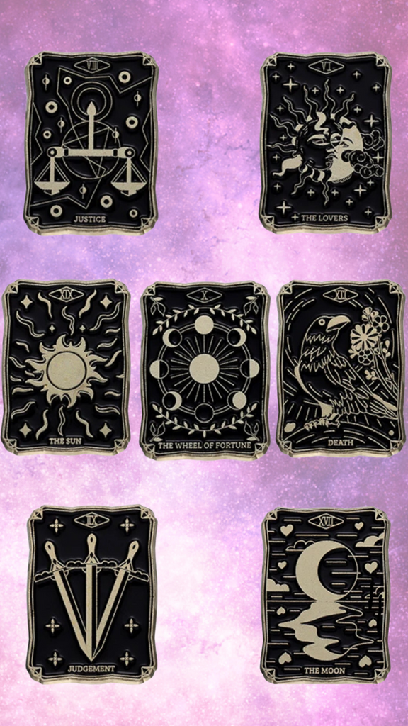 Tarot Pins - Sunlitsage
