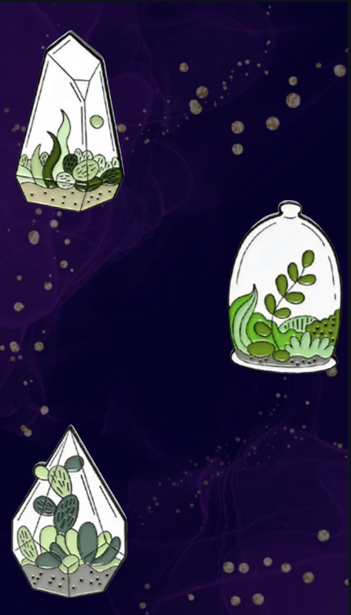 Terrarium Pins - Sunlitsage