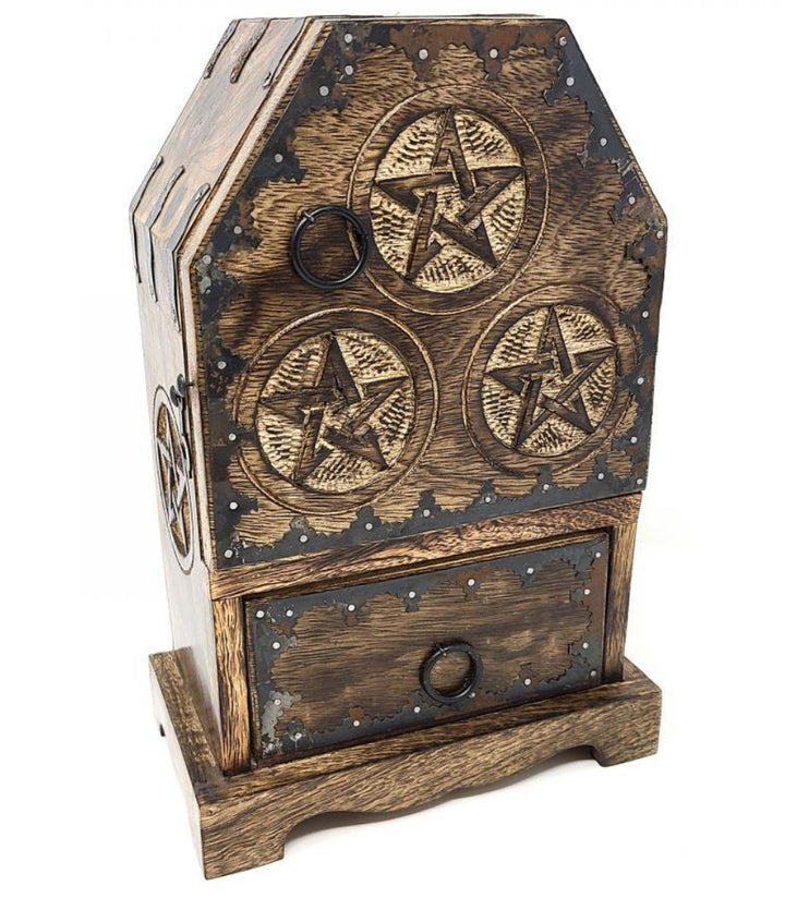 Pentagram Wooden Cupboard