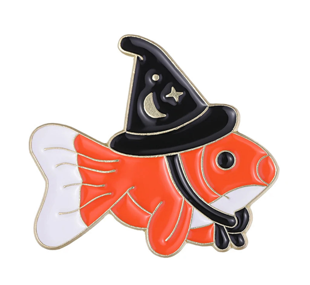 Witchy Fishy Pin
