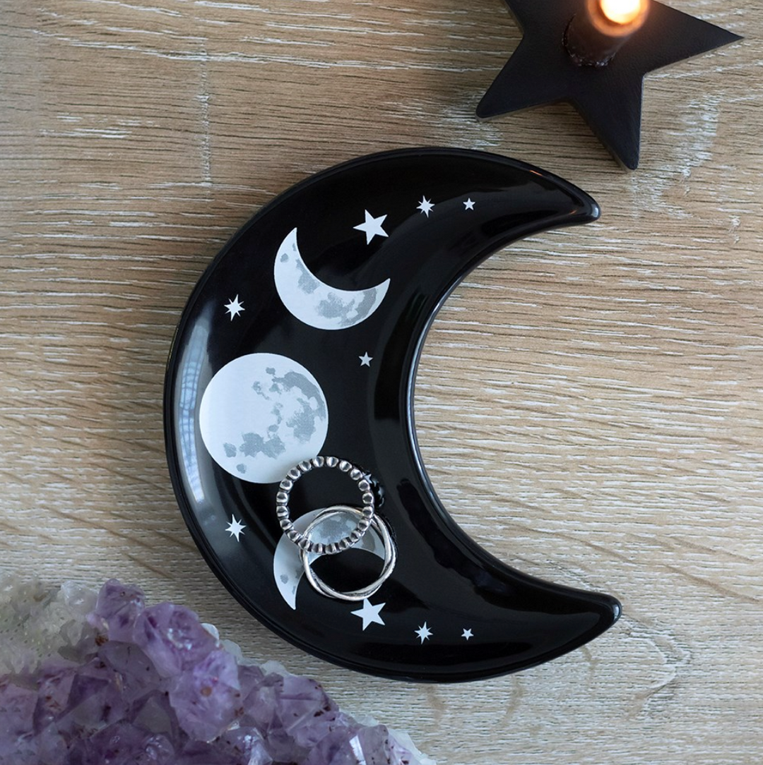 Crescent Moon Trinket Dish - Sunlitsage