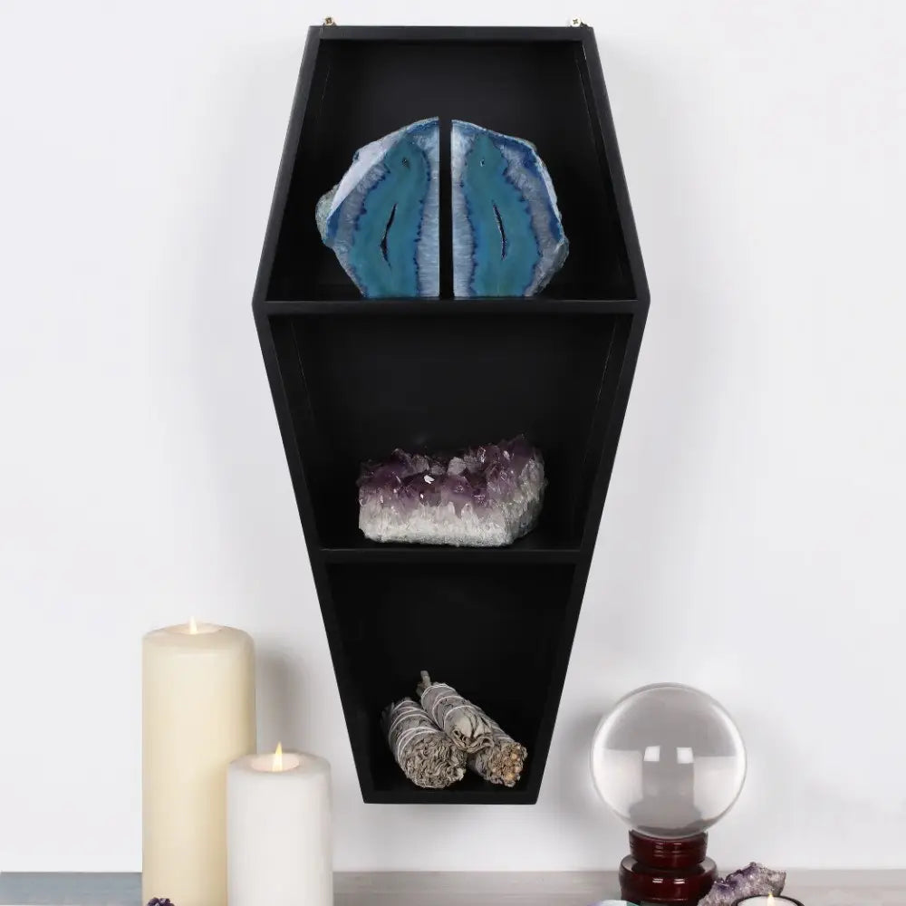 Coffin Shaped Wall Shelf - Sunlitsage