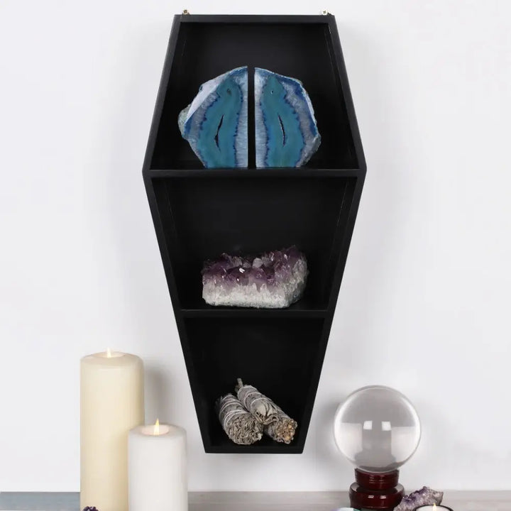 Coffin Shaped Wall Shelf - Sunlitsage