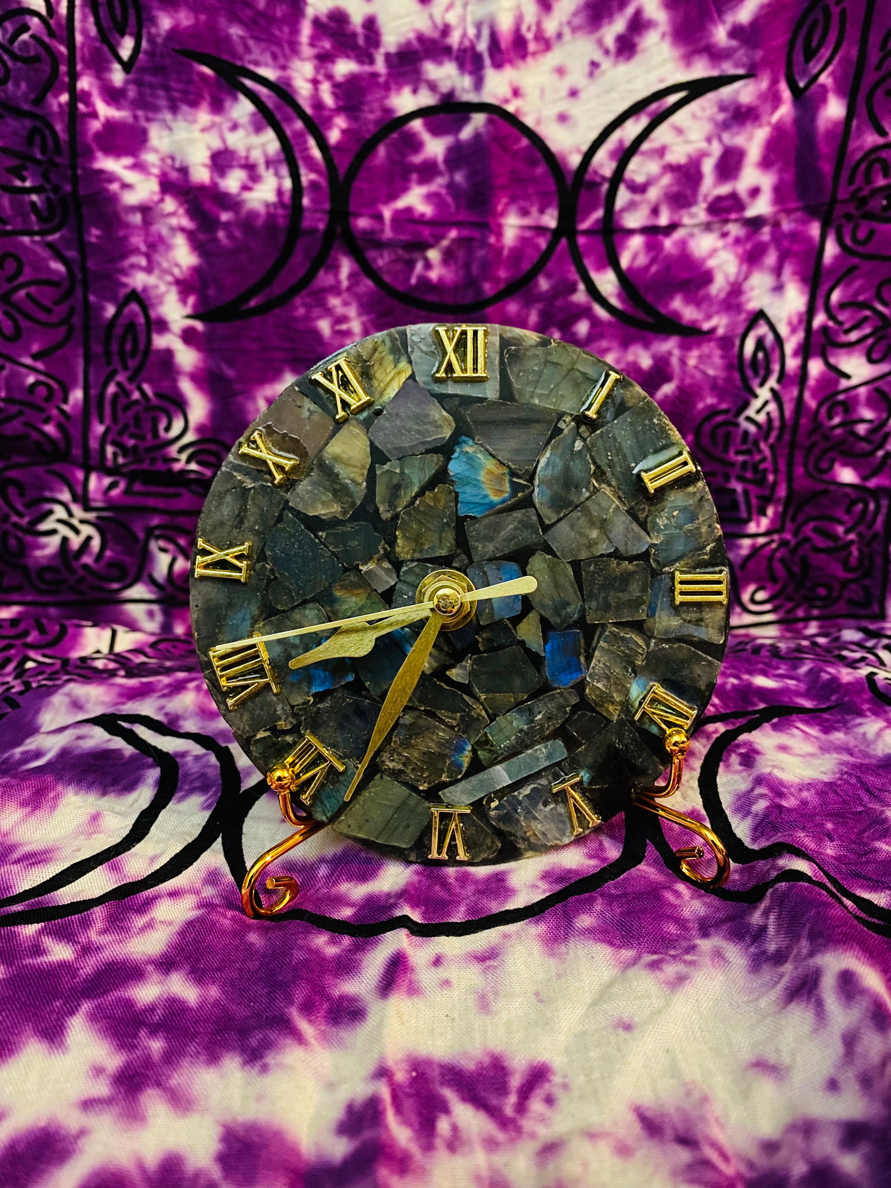 Labradorite Clock - Sunlitsage