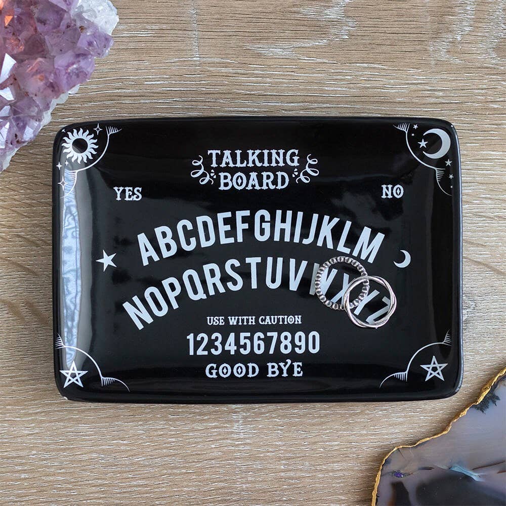 Black Talking Board Trinket Dish - Sunlitsage