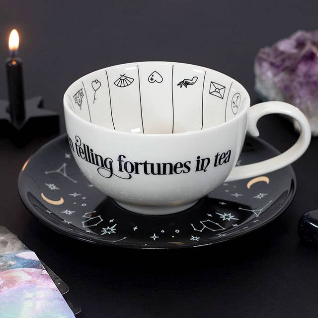 Fortune Telling Ceramic Teacup - Sunlitsage