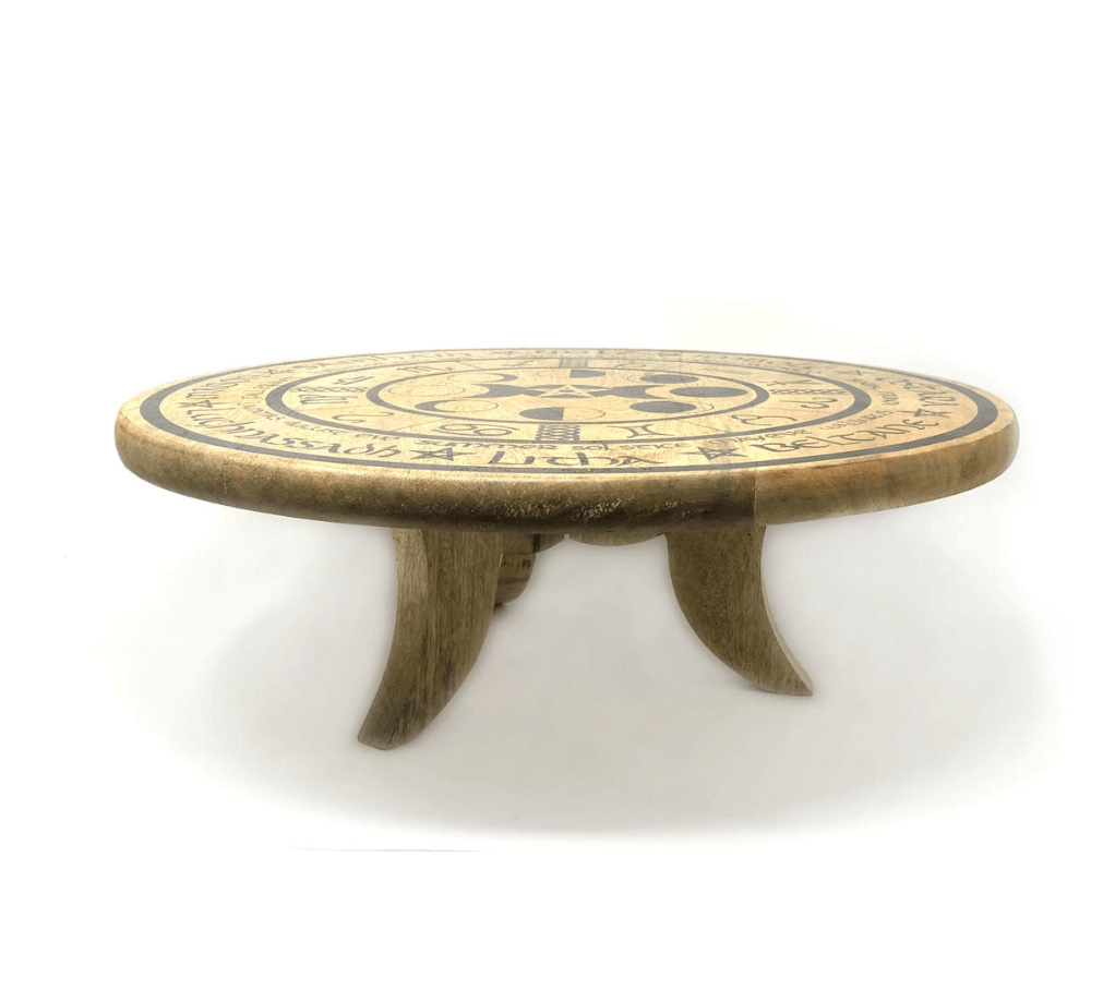 Moon Phase/ Astrology Wooden Altar Table - Sunlitsage