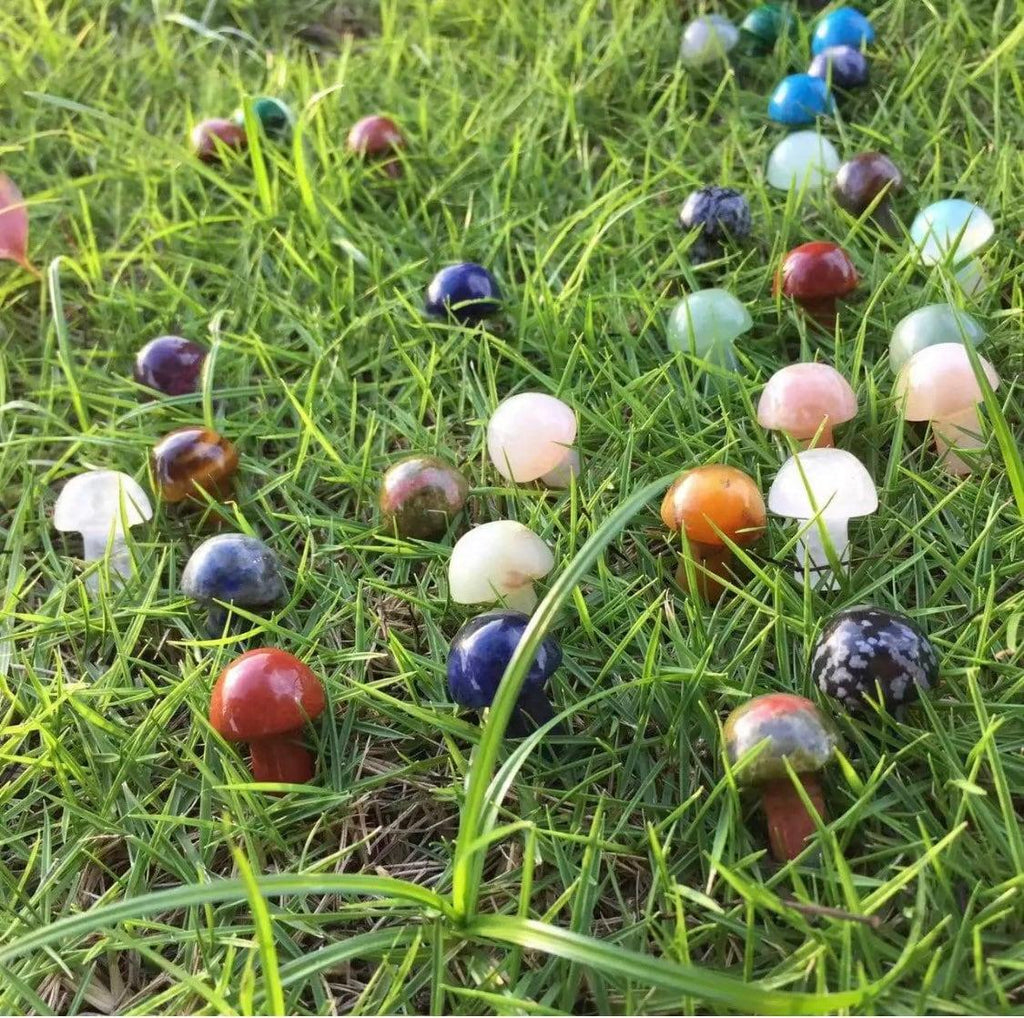 Crystal Mushrooms | Crystals | Decor | Natural stone | - Sunlitsage
