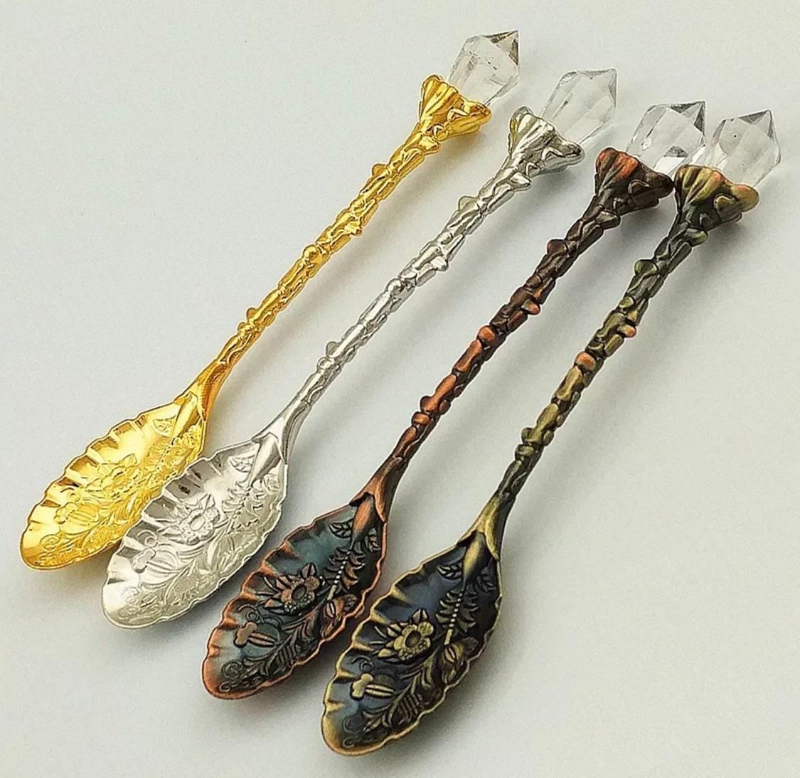 Herbal Teaspoon Apothecary Spoon/Herb Spoon/Witch Alter Spoon/Witch Tool/Wiccan/ - Sunlitsage