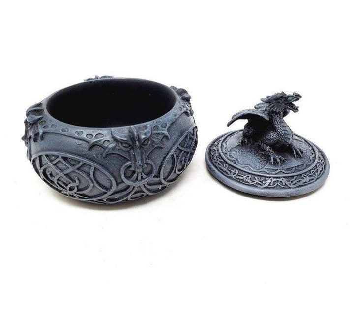 Dragon Trinket Holder | Crystal Holder | Herb Holder | Spells | - Sunlitsage