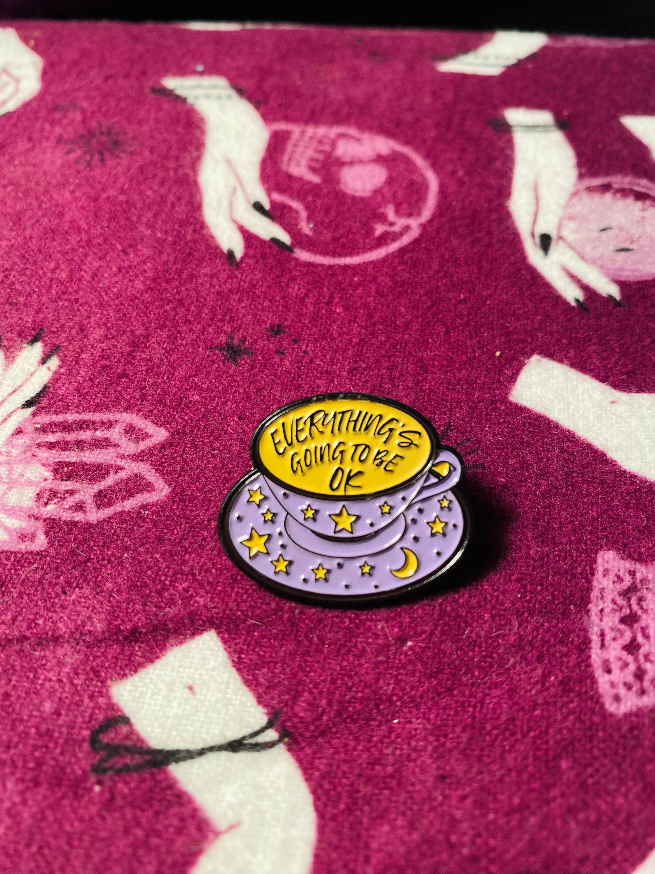 Mental Health Pins | It's Okay Not To Feel Okay | Everything Will be Okay | Suicide Prevention | - Sunlitsage